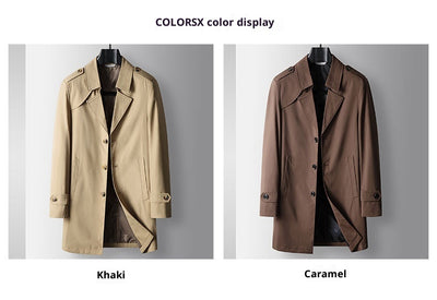 Gabardina de Negocios Juvenil Premium - Corte Clásico Solapa Italiana - Image 15