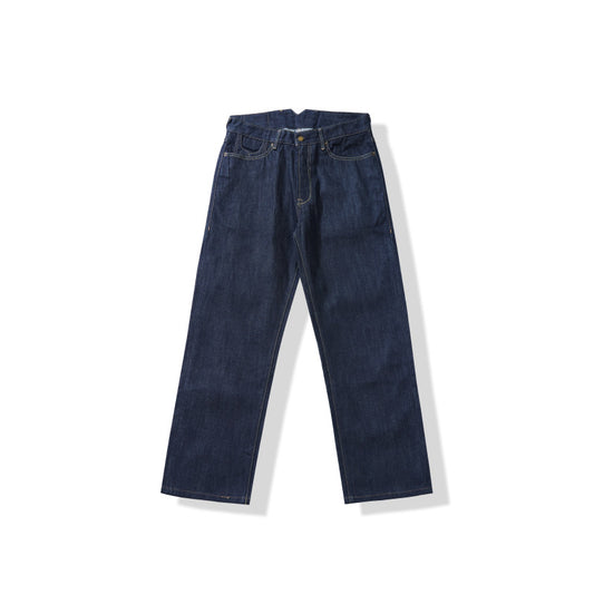 Jeans Rectos Rojo Intenso de Corte Clásico
