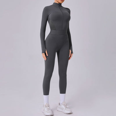 Enterizo de Yoga para Mujer con Malla Transpirable - Image 2