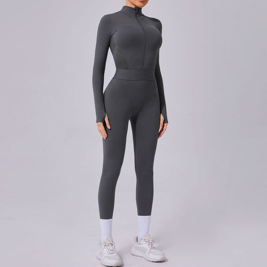 Enterizo de Yoga para Mujer con Malla Transpirable - Image 2