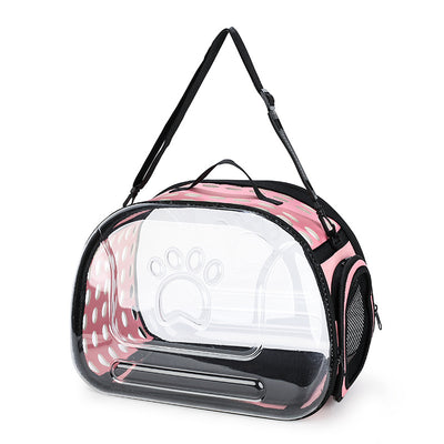 Mochila Escolar Transparente para Mascotas - Diseño Portátil para Gatos - Image 3