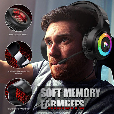 Auriculares Gaming para Computadora con Micrófono de Alta Calidad