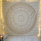 Tapiz Mandala Floral para Dormitorio - Cortina Mural con Impresión Digital