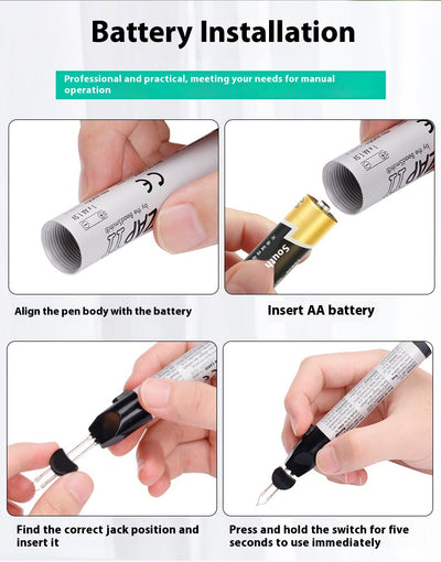Lápiz de Soldadura Instantáneo en Cuero Artesanal - Image 14