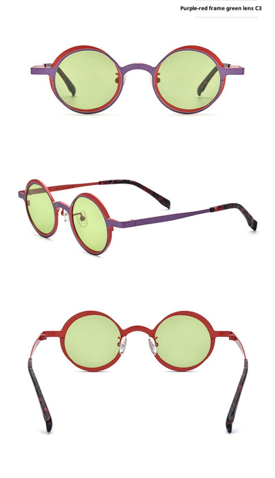 Gafas de Sol Personalizadas Multicolor de Titanio Puro para Mujer - Image 14