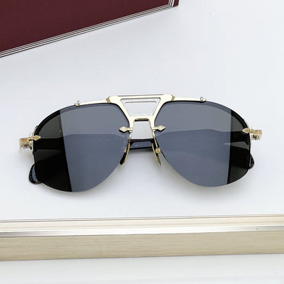 Gafas de Sol Piloto Metal Lujo Ligero - Protección UV Estilo INS - Image 23