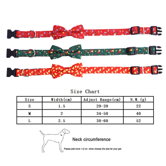 Collar Navideño para Perros Grandes con Moño Festivo - Image 9