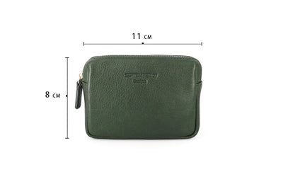 Billetera Monedero de Cuero con Cremallera y Diseño Tridimensional - Image 11
