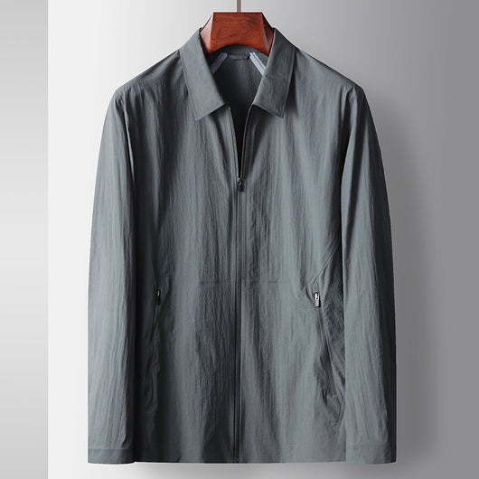 Chaqueta Hombre Primavera Verano Solapa Costura Invisible - Image 7