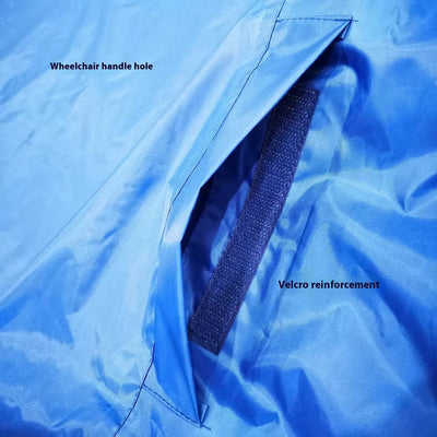 Poncho Impermeable Reflectante para Silla de Ruedas y Scooter de Movilidad - Image 10
