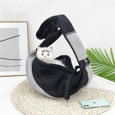 Bolsa Mensajera Portátil para Mascotas con Malla Transpirable - Image 4