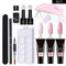 Kit de Gel Adesivo para Unhas Artísticas 15ml com Fotopolimerização