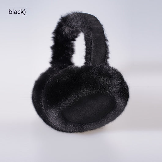 Orejeras Plegables de Felpa para Mujer - Abrigo Otoño e Invierno - Image 7