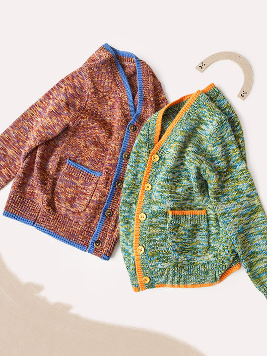 Cardigan Tejido Infantil con Estampa Floral - Abrigo Suéter para Niñas y Niños - Image 3