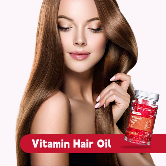 Cápsulas de Aceite Vitamínico para el Cabello - Envío Rápido