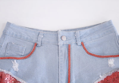 Jeans Delavados con Cristales Brillantes - Image 20