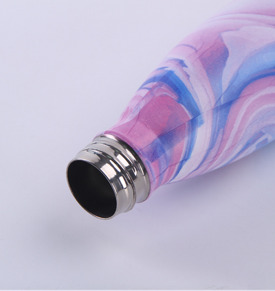 Vaso Térmico Doble Capa con Diseño Mármol - Botella Elegante Boca Estrecha - Image 11