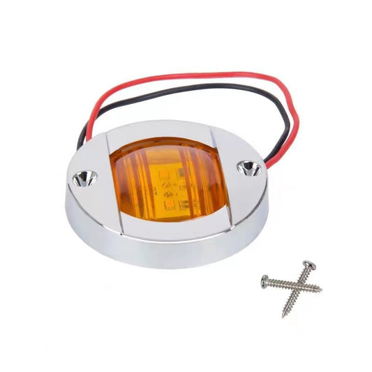 Luz Redonda de Señalización 12V/24V para Camiones, Barcos y Cruceros - Image 2