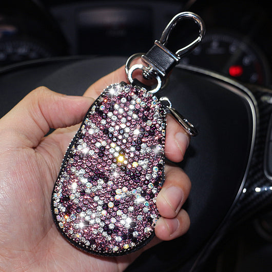 Funda para Llaves de Auto en Cuero con Detalles de Strass - Image 5