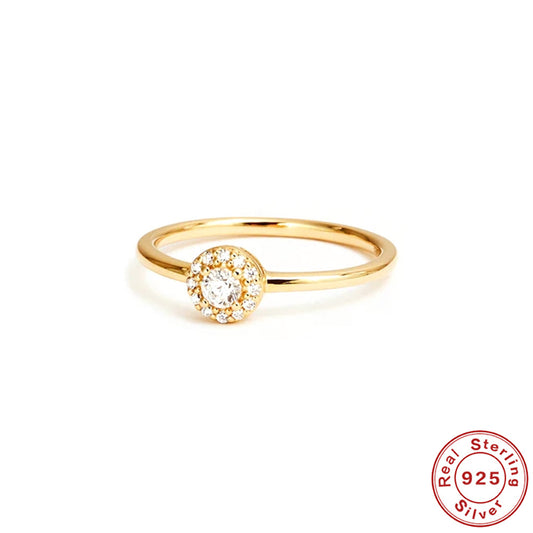 Anillo de Moissanita con Esquinas Redondeadas Wind en Oro 18K - Image 2
