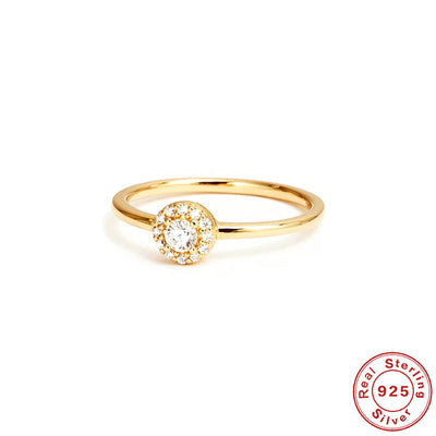 Anillo de Moissanita con Esquinas Redondeadas Wind en Oro 18K - Image 2