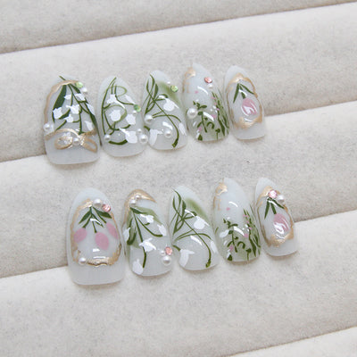 Pegatinas de Uñas Removibles - Set de 24 Diseños - Image 4