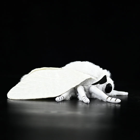Peluche Polilla Blanca - Juguete de Simulación Animal Realista
