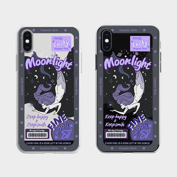 Funda Transparente con Diseño Estampado para Teléfono