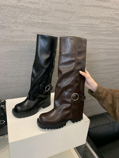 Botas Largas Versátiles con Base Reforzada para Mujer - Image 33