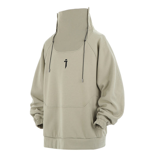 Suéter Cuello Alto Funcional Hip Hop para Hombre - Otoño e Invierno - Image 6