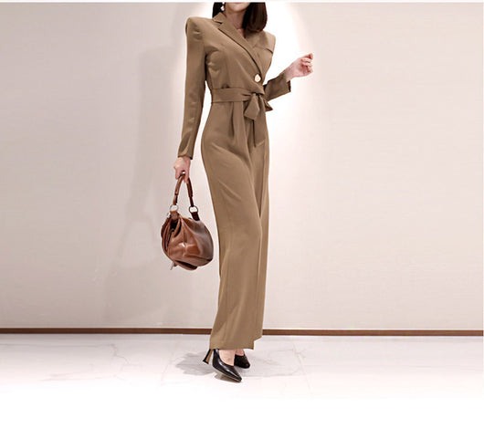 Jumpsuit Elegante de Manga Larga para Mujer - Diseño Ajustado y Sofisticado - Image 7
