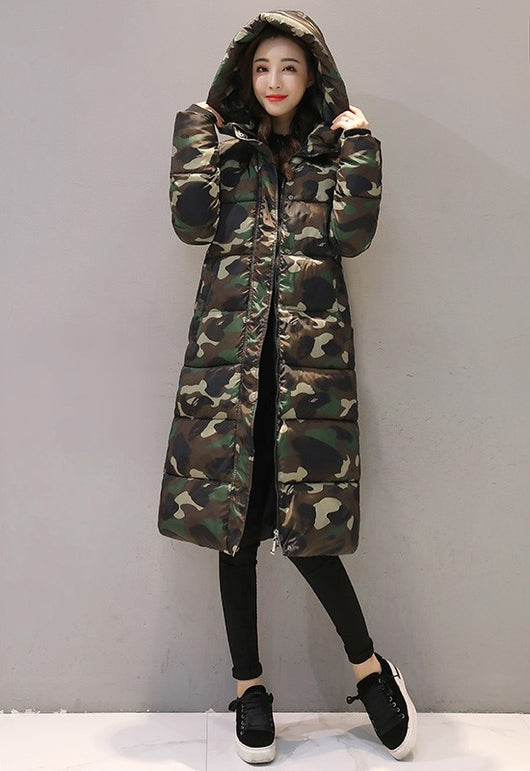 Abrigo Acolchado Largo para Mujer - Diseño Invernal Elegante - Image 6