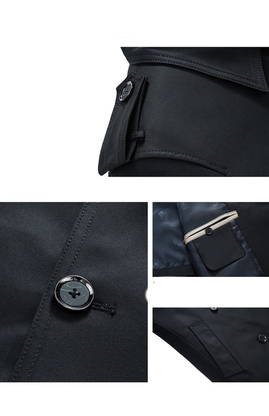 Cortavientos Casual para Hombre Largo Medio - Image 11
