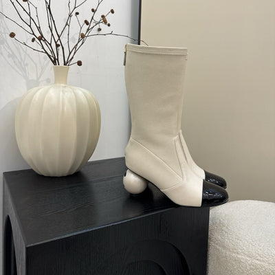 Botas Clásicas de Tacón Grueso para Otoño e Invierno - Image 2
