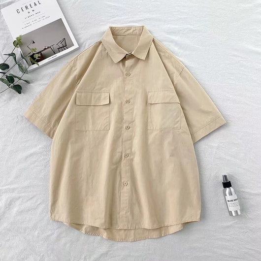 Camisa de Trabajo Coreana para Hombre - Estilo Moderno y Versátil - Image 14