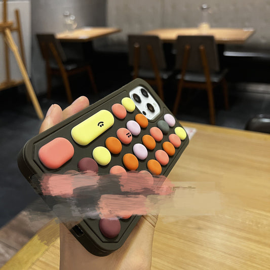 Funda Teclado para Teléfono - Carcasa Silicona Suave con Cobertura Total