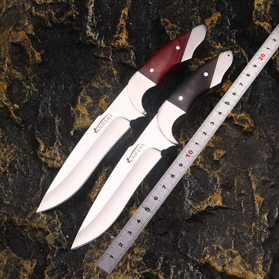 Cuchillo de Supervivencia Outdoor de Acero Cromado de Alta Dureza 9"