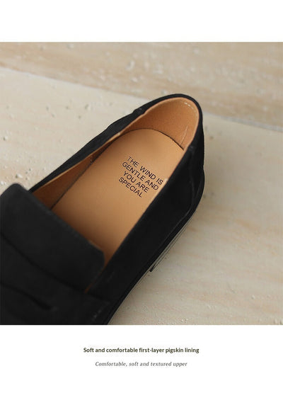 Zapatos de Tacón para Mujer en Piel de Oveja con Punta Cuadrada y Redonda Retro - Image 30