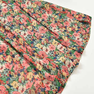 Falda Floral Francesa de Cintura Alta con Abertura Lateral para Mujer - Image 11
