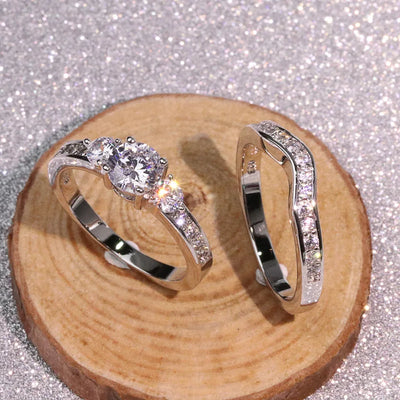 Anillo de Aleación para Parejas - Diseño Reina Ajustable - Image 13
