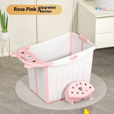 Bañera Plegable Infantil Grande con Refuerzo de Grosor - Image 8