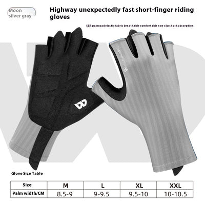 Guantes de Ciclismo sin Dedos con Absorción de Impactos y Transpirabilidad - Image 9