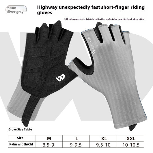 Guantes de Ciclismo sin Dedos con Absorción de Impactos y Transpirabilidad - Image 9