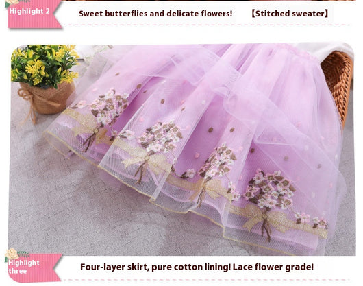 Conjunto Infantil Elegante: Falda y Suéter Manga Larga - Image 10