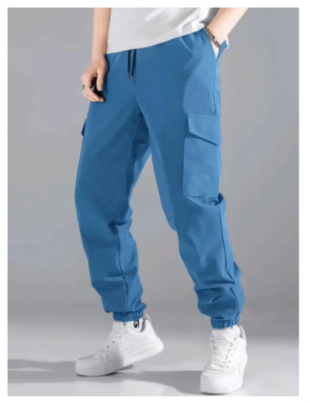Pantalones de Trabajo con Múltiples Bolsillos Estilo Urbano - Image 11