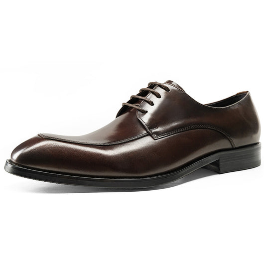 Zapatos de Cuero Puntiagudos Hechos a Mano Estilo Británico para Hombre - Image 2