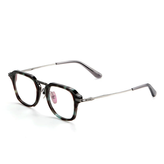 Gafas Retro de Titanio Puro con Montura de Lámina Metálica - Image 5
