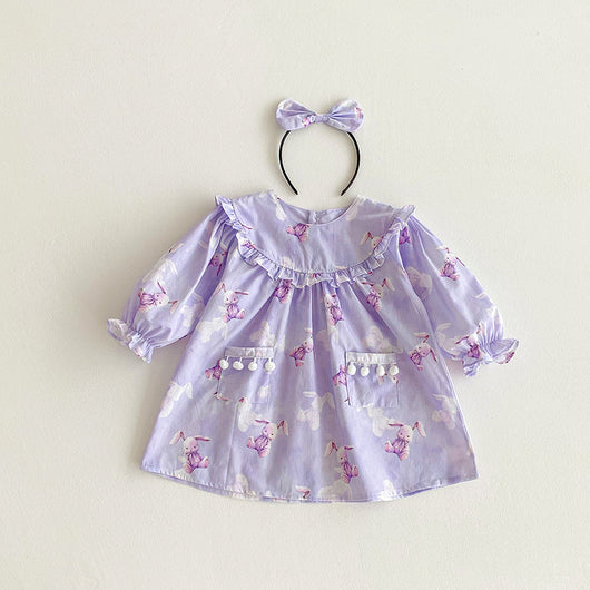 Enterizo Triangular para Bebé Niña en Púrpura - Image 15