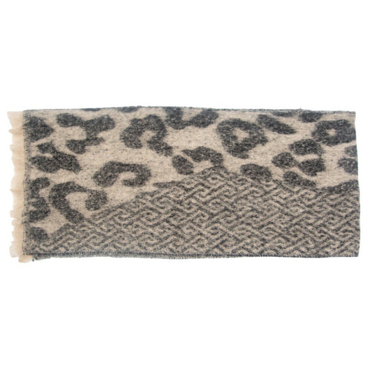 Bufanda Estampado Leopardo Estilo Europeo Americano para Hombre - Image 15