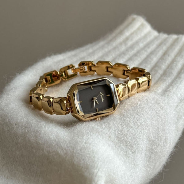 Reloj Pulsera Cuadrado Elegante para Mujer